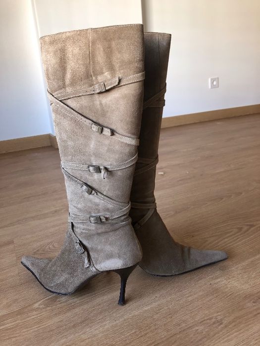 Botas senhora em camurça
