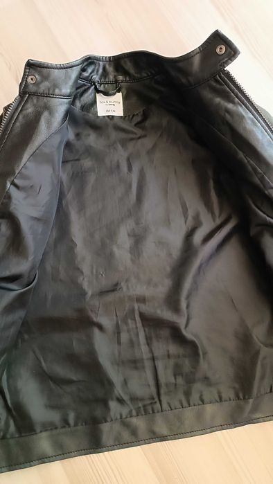 Куртка шкіряна, косуха на підлітка