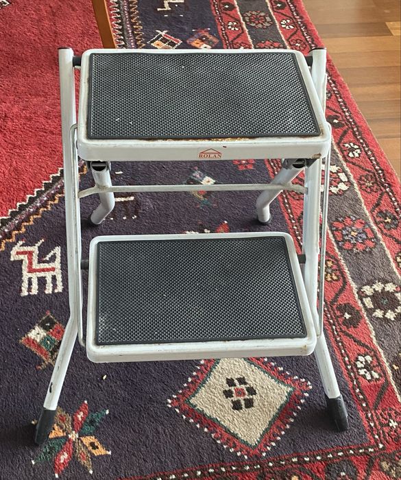 Escada metalica de 2 degraus