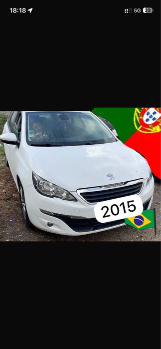 ** PEUGEOT 308 HdiBlue 1.6 2015 6 marchas **