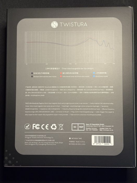 Twistura Woodnote, як нові