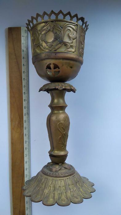 Лампадка латунна