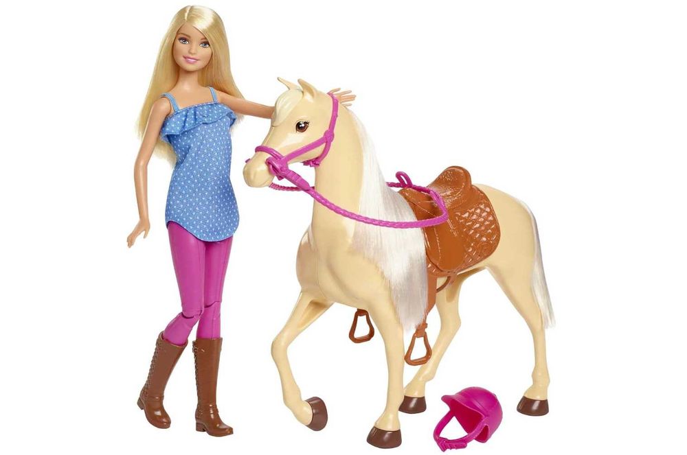 Ігровий набір з лялькою Barbie Верхова їзда (FXH13) Игровой набор
