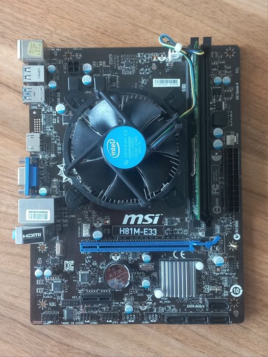 Комплект MSI H31-M + Intel Celeron G1840