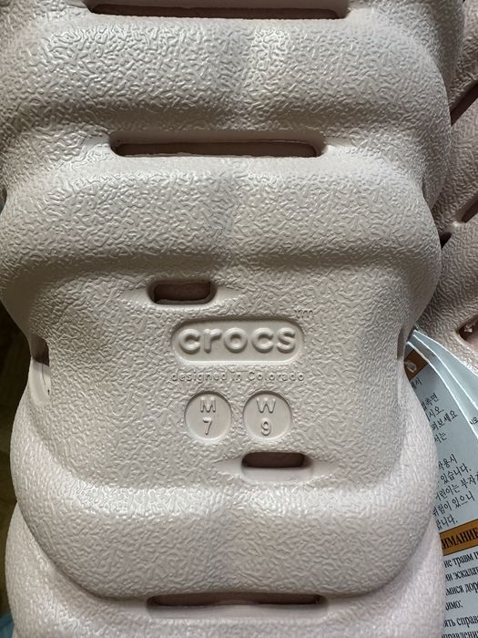 Crocs echo clog крокси рожеві 25 см w9 m7