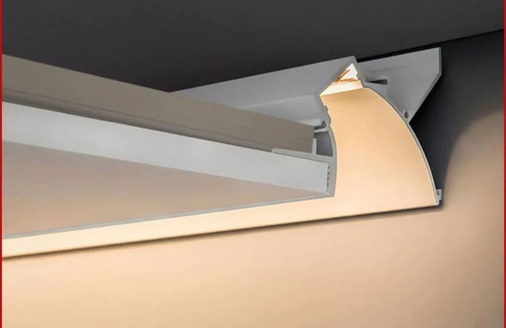 Perfil Embutir Pladur com Difusor 2m