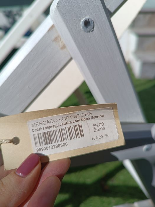 Cadeira espreguiçadeira nova