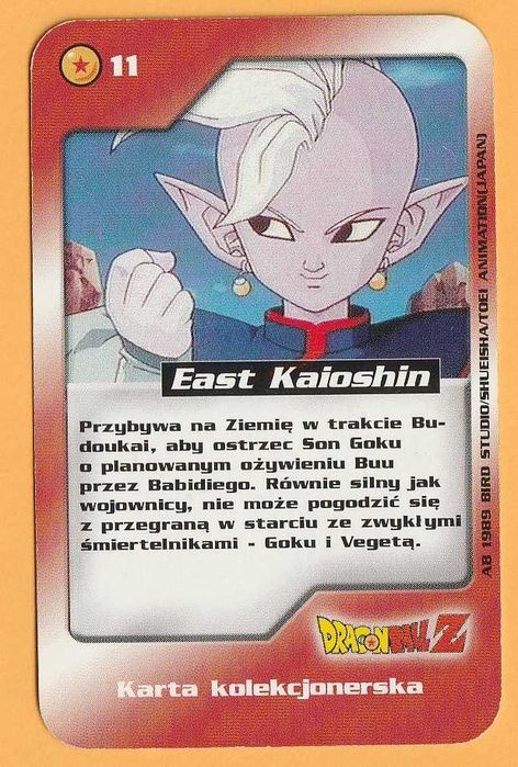 Karta Dragon Ball - EAST KAIOSHIN