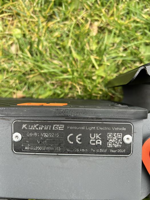 електросамокат Kukirin g2  2026 року