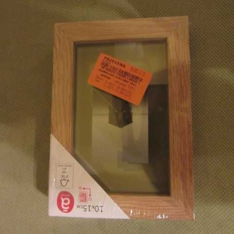 Ramka Foto 10x15cm Szkło MDF NOWA NIEUŻYWANA