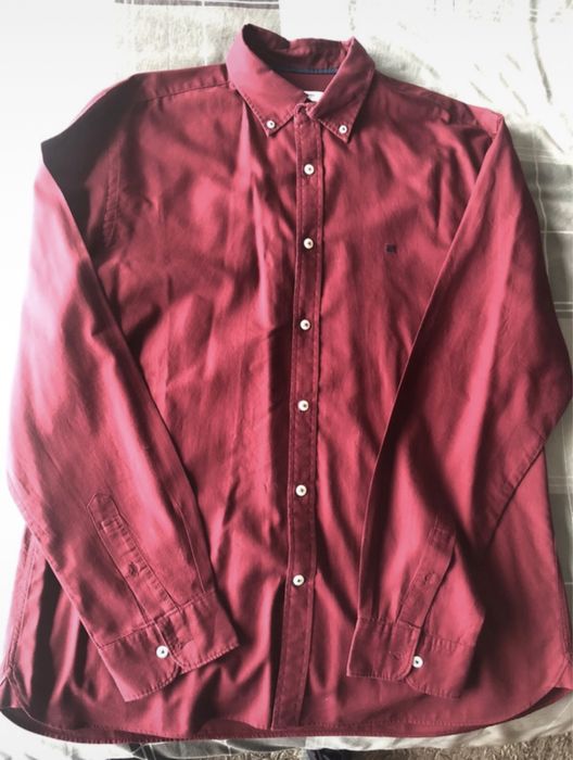 Camisa bordeaux Pedro del Hierro
