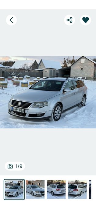 Фольксваген Пассат 2007 г.в. 2.0 ТДI дизель