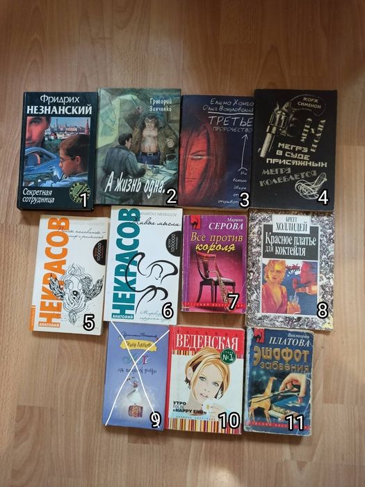 Книги детективи та романи