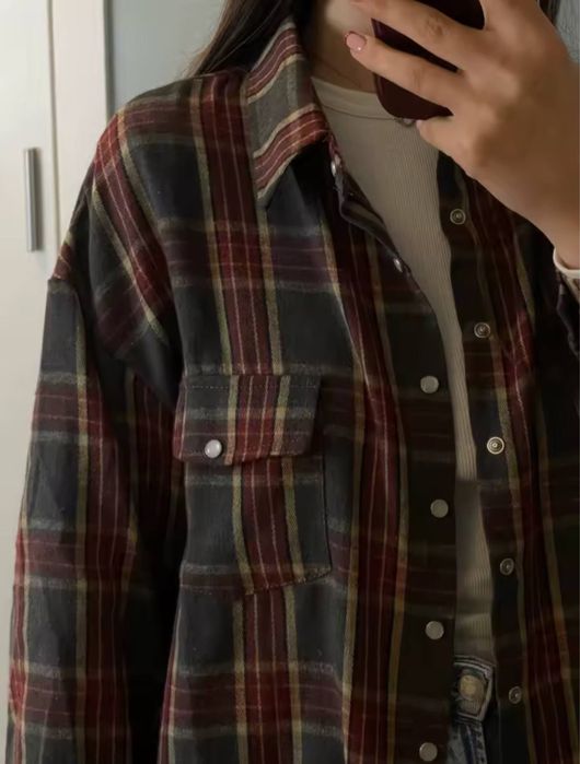 Стильна сорочка oversize