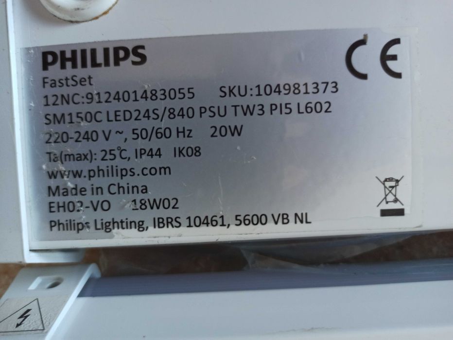 2 lampy Philips 20W SM150C LED24S/840