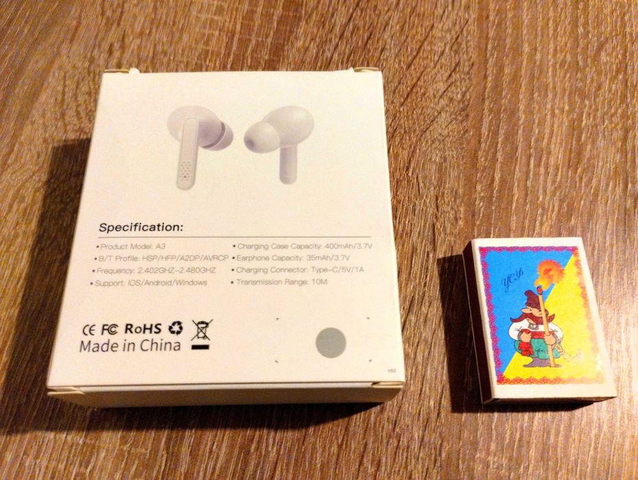 Бездротові навушники TWS Bluetooth 5.3