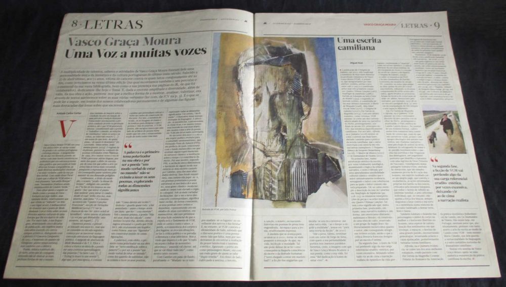 Jornal de Letras Artes e Ideias Vasco Graça Moura Uma voz muitas vozes