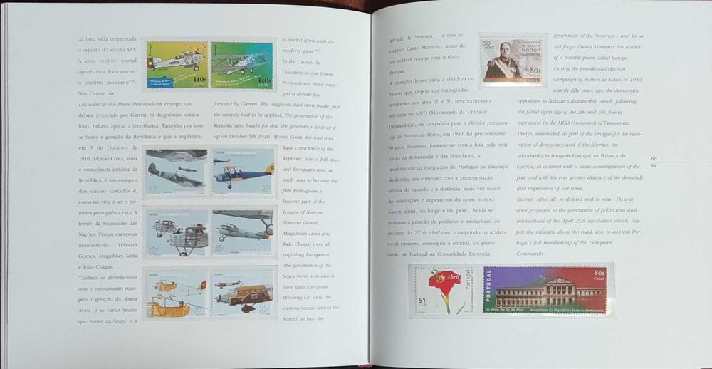 Livro "1999 Portugal em Selos" Edição CTT