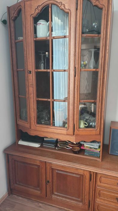 Oddam za darmo meblościanka w okleinie dębowej