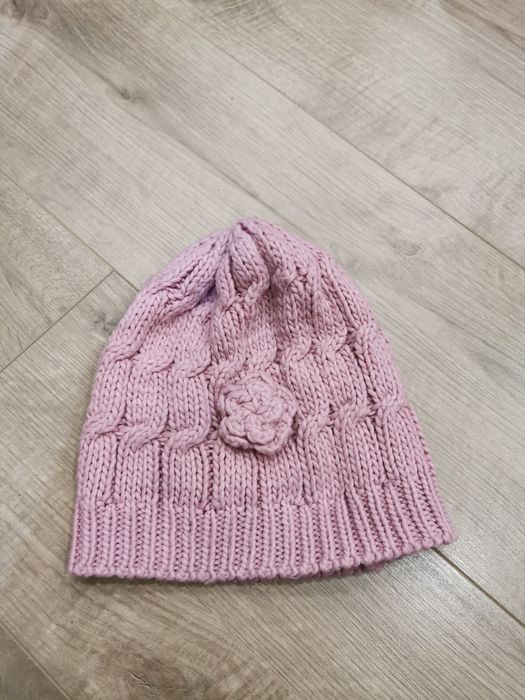 Różowa czapka 56 cm
