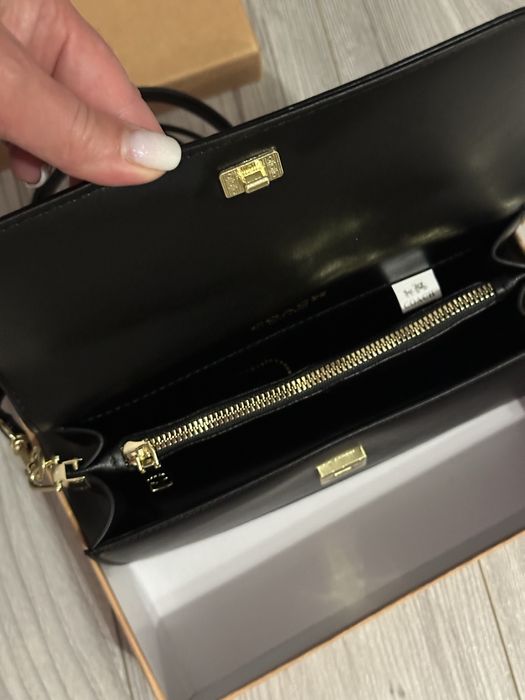 Женская сумка Коуч черная Coach