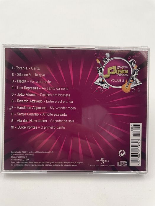 Lote 4 CD’s ‘O melhor da música portuguesa’