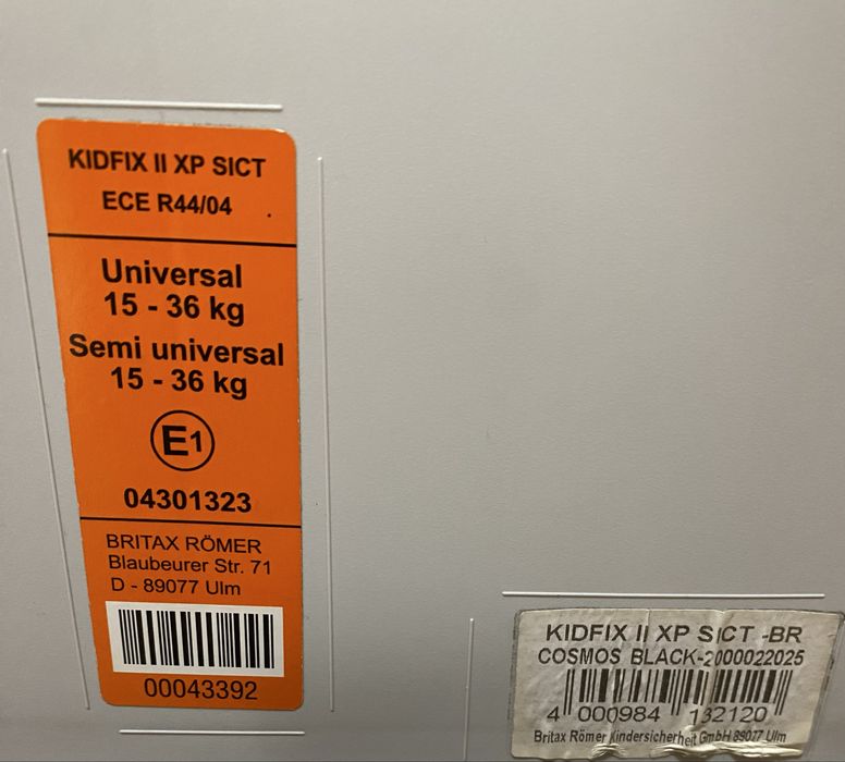 Автокресло BRITAX ROMER KIDFIX II XP SICT с 3 до 12 лет