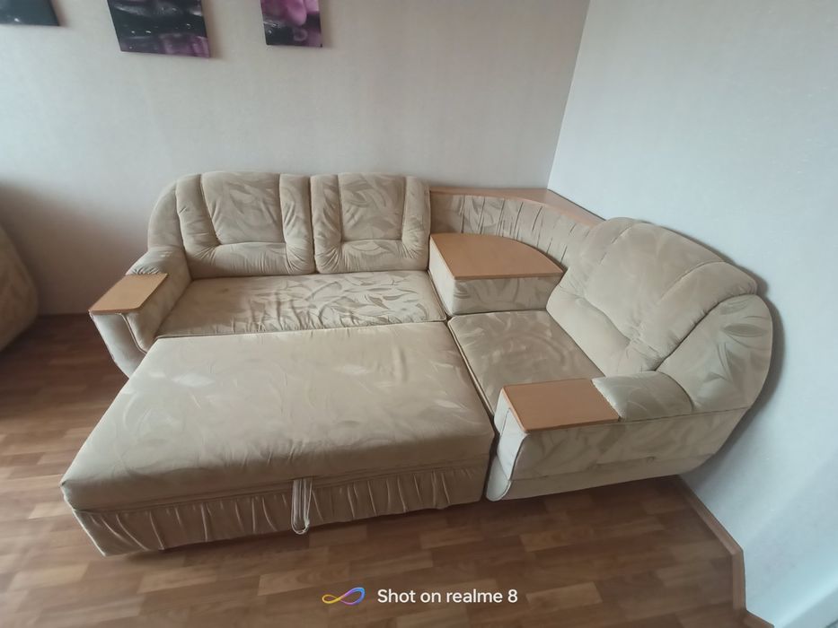 Угловой диван (можно с креслом)