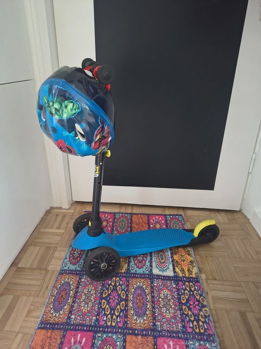 Hulajnoga Oxelo + kask Avengers