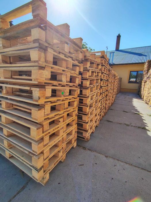 Palety Przemysłowe 120x80 Nowe Na Klocku Drewnianym !