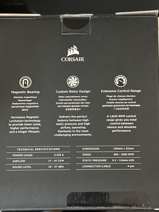 Ventoinhas Corsair ML140