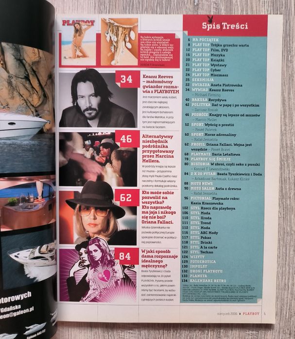 Playboy nr 164 sierpień 2006 idealny stan