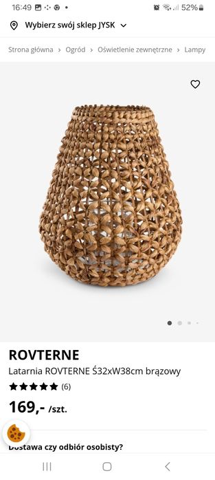 Dwa lampiony Rovterne Jysk