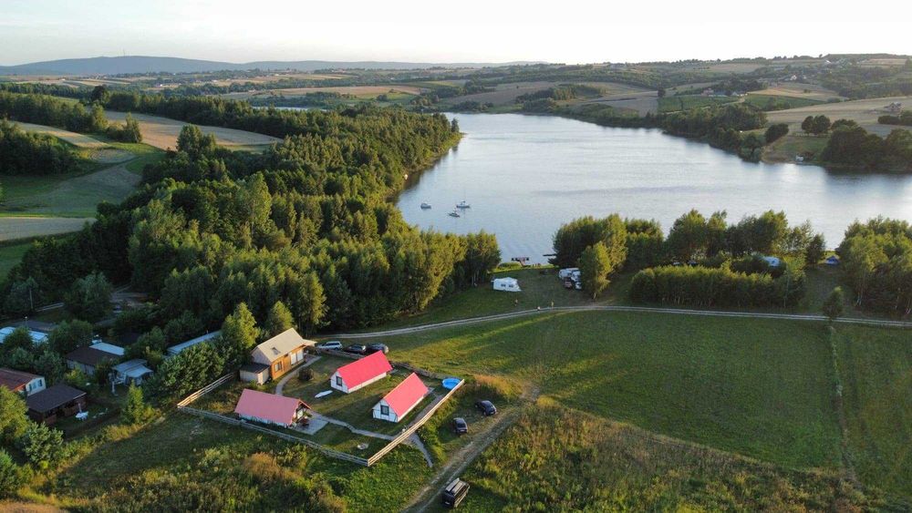 Sprzedam działkę budowlaną na wzgórzu 400m do Zalewu i rzeki. Piękne widoki. - Widok 4