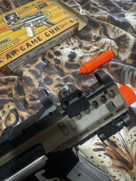 AR GAME GUN Дитячий ігровий автомат МР5К для гаджетів iPhone & android