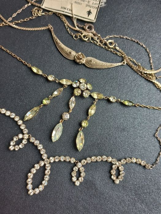 Колье серебро 875проба звезда