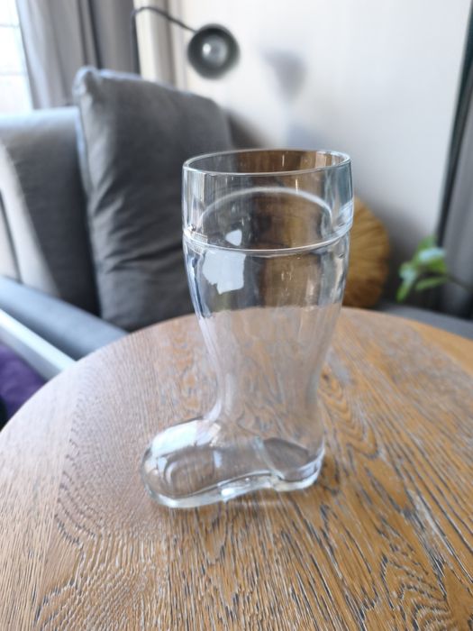 B150 Szklany Kufel Szklanka na Piwo But 500ml