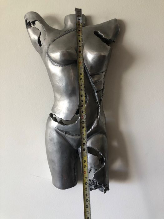 Arte de parede de torso feminino