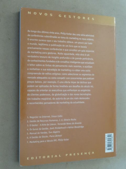 Marketing Para o Século XXI de Philip Kotler - 1ª Edição