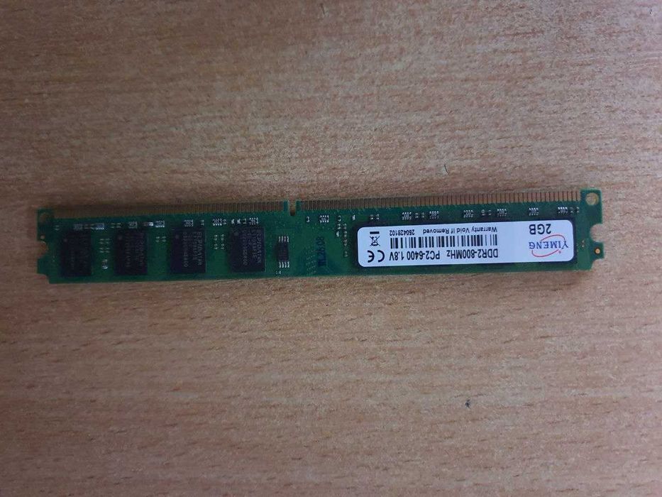 Оперативная память DDR2 Elpida 800 МГц работает на Intel и AMD.