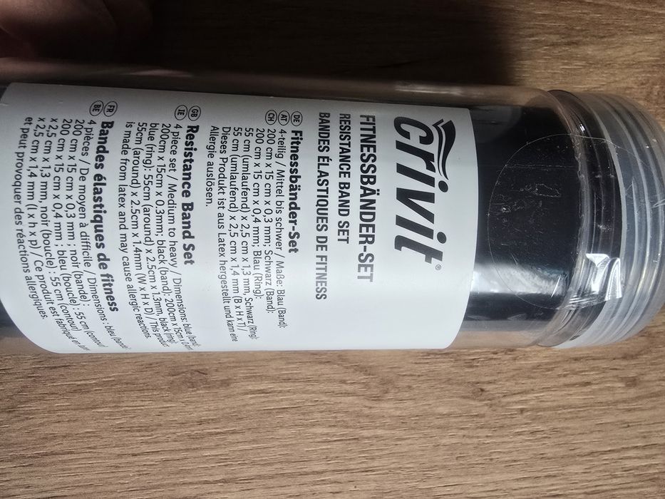 Komplet taśm fitness 4szt Crivit