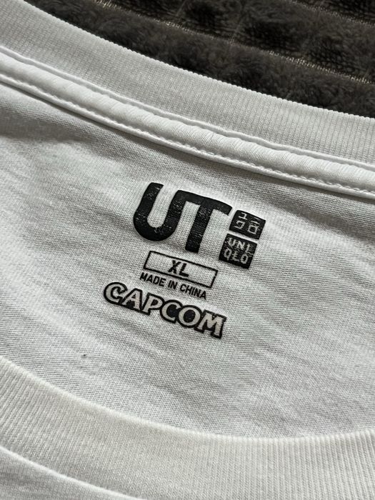UNIQLO (XL) Capcom Street Fighter чоловіча футболка біла