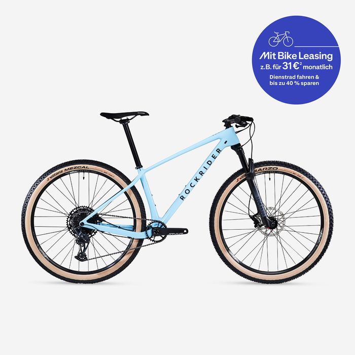 BICICLETA BTT CROSS COUNTRY ROCKRIDER RACE 740 Quadro em Carbono Azul