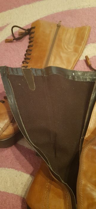 Чоботи Clarks демісезонні шкіряні, р. 38 (23,5-24 см)