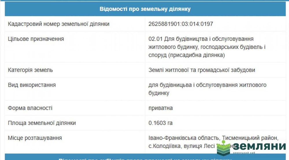 Продається земля 16.03 сот під будівництво в с.Колодіївка (5)
