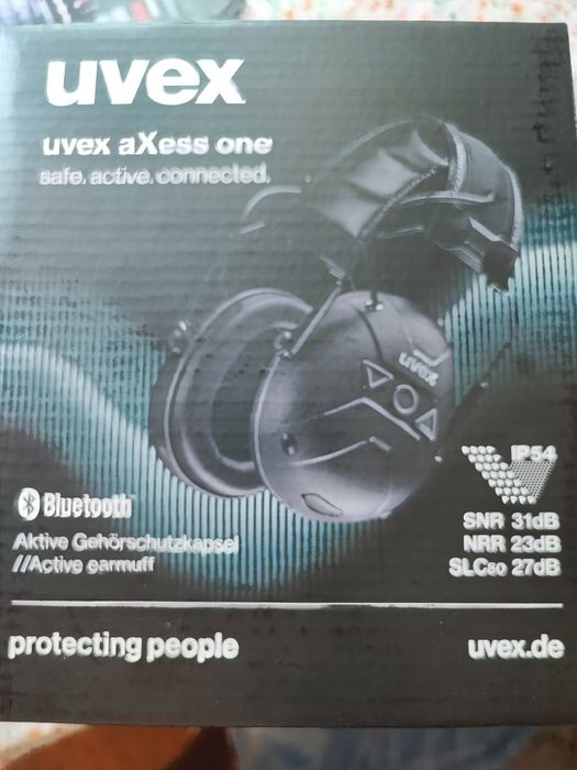 Uvex aktywne słuchawki ochronne z Bluetooth