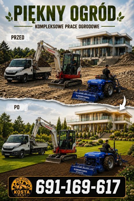 Prace ziemne i ogrodowe