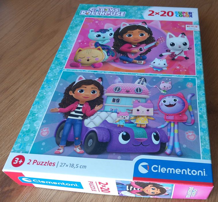 Conjunto Puzzles A Casa de Bonecas da Gabby