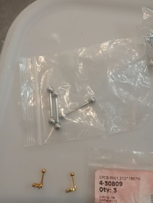 Kolczyki pircing