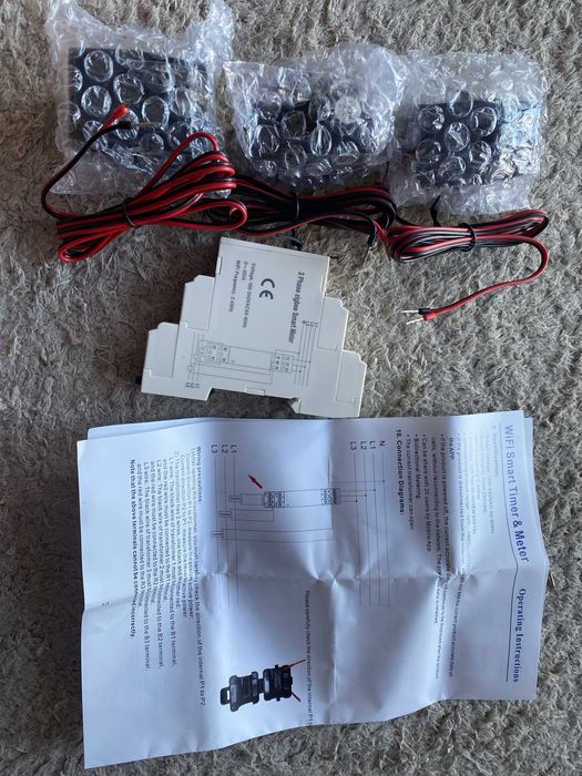 Трифазний лічильник енергії Zigbee